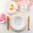 Serwis obiadowy porcelanowy na 12 osób OPERA GOLD  15