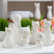 Figurka kotka porcelanowa 17 cm STEFANIA 3