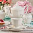 Serwis obiadowo kawowy na 12 osób z wazą VENICE WHITE 1