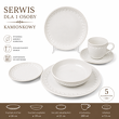 Serwis obiadowo kawowy dla 1 osoby kamionkowy 7 elementów UNICO 52