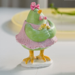 Figurka ręcznie malowana KURA z kurczakiem 1