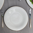 Talerz płytki porcelanowy 28 cm NAOMI GOLD 1