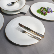 Talerz płytki porcelanowy 28 cm NAOMI GOLD 2