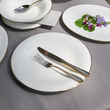 Talerz płytki porcelanowy 28 cm NAOMI GOLD 2