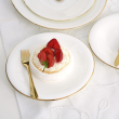 Talerz płytki porcelanowy 28 cm NAOMI GOLD 11
