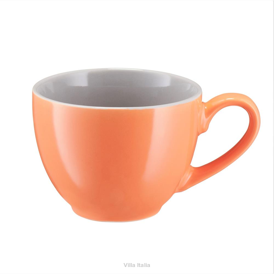 Filiżanka bez spodka porcelanowa 220 ml BORNEO grey-orange