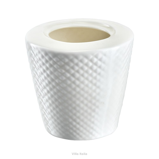 biała cukiernica z porcelany kostnej