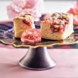 Patera na tort szklana 32 cm fioletowa MATHILDA  1