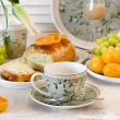Filiżanka porcelanowa 240 ml ze spodkiem NORIKO GREEN 7