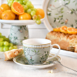 Filiżanka porcelanowa 240 ml ze spodkiem NORIKO GREEN 4
