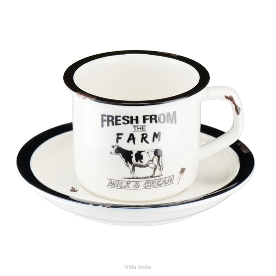 Filiżanka do kawy herbaty porcelanowa 250 ml MUCCA