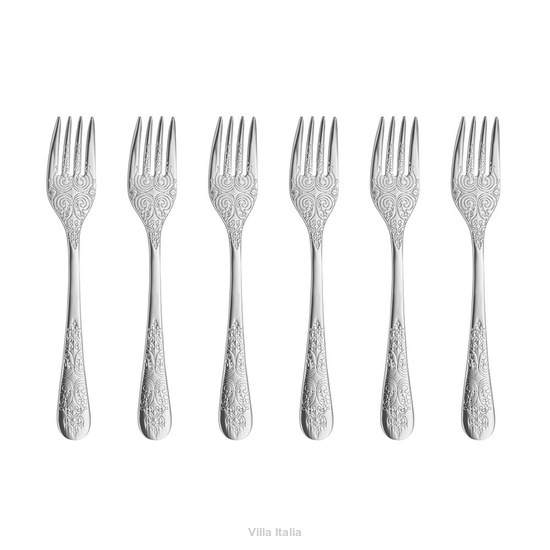 widelczyki do ciasta z ozdobnym grawerem