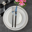 Miseczka śniadaniowa Salaterka 14,5 cm porcelanowa PLUS PLATIN 3