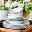 Miseczka śniadaniowa Salaterka 14,5 cm porcelanowa PLUS PLATIN 3