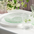 Talerzyk deserowy szklany 20,5 cm DIVES zielony 5