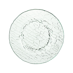 Talerzyk deserowy szklany 20,5 cm DIVES zielony