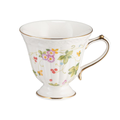 Filiżanka do herbaty porcelanowa 180 ml bez spodka WALENCJA Ivory