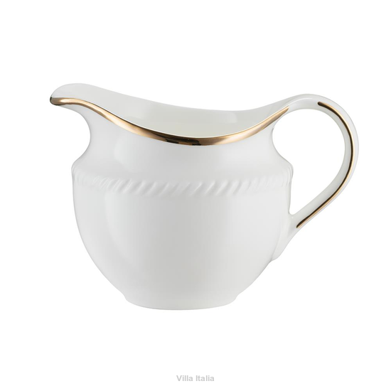 dzbanuszek do mleka z porcelany kostnej