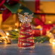 Zestaw Kubek FOX złocony z aniołkiem LED w pudełku prezentowym 3