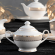 Spodek pod filiżankę 16 cm porcelanowy VERONICA 9