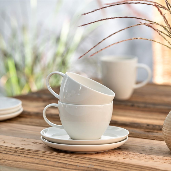 Komplet filiżanek do kawy herbaty 240 ml 6 sztuk SIMPLY FINE