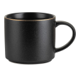 Zestaw czarnych kubków ceramicznych 420 ml 6 sztuk OTELLO Black 1
