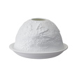 lampion LED z białej porcelany