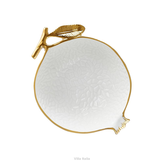 Miseczka na owoce i przekąski 16 cm porcelanowa GRENADE WHITE