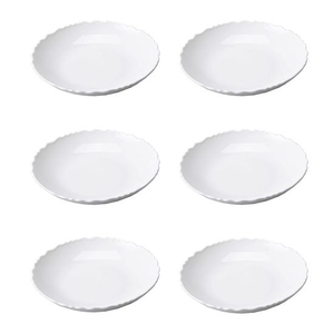 Zestaw talerzy głębokich porcelanowych 25 cm SUBLIME