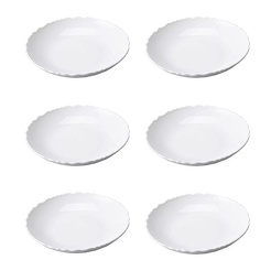 Zestaw talerzy głębokich porcelanowych 25 cm SUBLIME