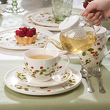 Serwis obiadowo kawowy porcelanowy na 6 osób FRAGOLETTA 5