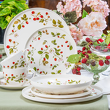 Serwis obiadowo kawowy porcelanowy na 6 osób FRAGOLETTA 25