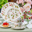 Serwis obiadowo kawowy porcelanowy na 6 osób FRAGOLETTA 28