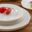 Serwis obiadowy porcelanowy na 12 osób BARI GOLD 2