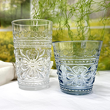 elegancka szklanka do drinków niebieska Villa Italia