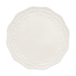 biała patera na tort porcelanowa