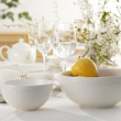 Serwis obiadowy porcelanowy na 12 osób WHITE PRINCESS 3