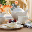 Serwis kawowy porcelanowy na 12 osób DIANA 4