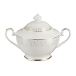 Cukiernica porcelanowa ze złotym wzorem