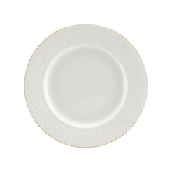 Talerzyk deserowy śniadaniowy porcelanowy 20 cm BARI GOLD