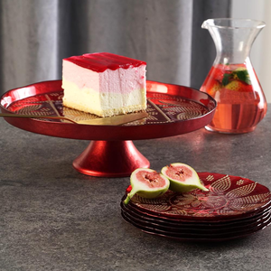 Patera na ciasto szklana 32 cm MIMOZA