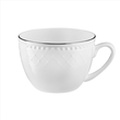 Filiżanka porcelanowa 250 ml ze spodkiem ROMA PLATIN 1