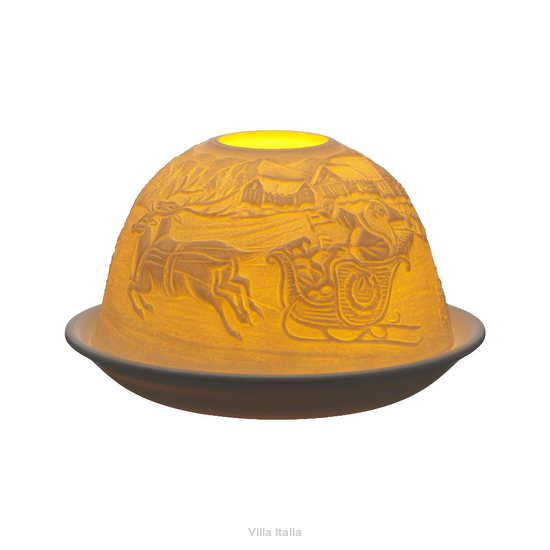 Elegancki lampion porcelanowy