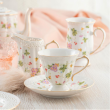 Filiżanka do herbaty porcelanowa 180 ml ze spodkiem WALENCJA Ivory 3