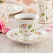 Filiżanka do herbaty porcelanowa 180 ml ze spodkiem WALENCJA Ivory 6