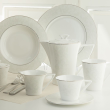 Salaterka porcelanowa platynowa linia 24 cm MUREN platin  2