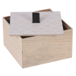 Komplet 3 pudełek drewnianych NATURA 15