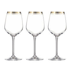 Zestaw kieliszków do wina czerwonego 350 ml 6 sztuk APULIA GOLD