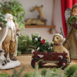 Piesek z choinką Figurka świąteczna 18 cm GIVRE 2