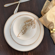 Komplet talerzy z miseczkami Serwis obiadowy na 6 osób LIGURIA 2